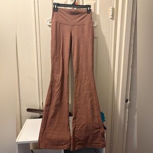 Brown Flared Leggings